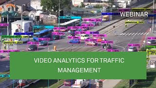 Video analytics for traffic management  TrafxFLOW Webinar [upl. by Adlare]