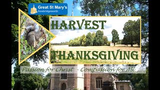 1st October 2023 930am Harvest Thanksgiving Great St Marys Sawbridgeworth [upl. by Schwartz]