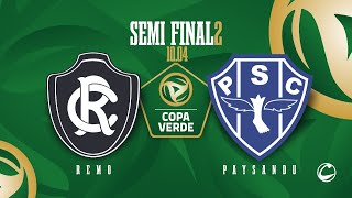 AO VIVO  Remo x Tuna  Parazão Banpará 2024 [upl. by Pallaten]