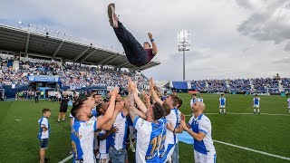 Despedida de Asier Garitano  CD Leganés [upl. by Zertnom]