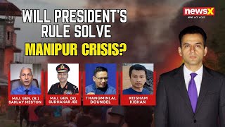 Manipur Violence Congress Vs BJP Rages  Will President’s Rule Solve Crisis  NewsX [upl. by Doti749]