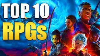 Top 10 RPGs Of All Time Everyone Should Play 2023 Edition [upl. by Annirak966]