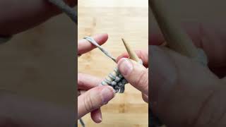 1 Minute Stricklexikon  Rechte Maschen stricken strickenlernen diy knitting tutorial [upl. by Willis]