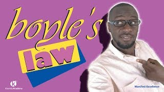 What is Boyles Law  Kisembo academy [upl. by Leuname]