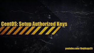 CentOS 7  Setup SFTP with Chroot jail  part 2 key authentication [upl. by Nodnek]