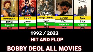 bobby deol hits and plops movies list  bobby deol all movies  animal [upl. by Zapot]