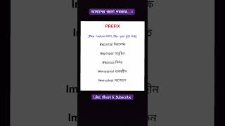 C 2 Prefix prefix vocabulary englishgrammar words reels [upl. by Scandura]