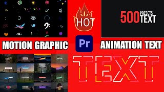 Tải full bộ motion graphic template và text animation kèm hướng dẫn dùng premiere pro templates [upl. by Garwin167]