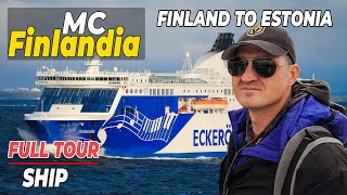 Cheapest Ferry From Helsinki to Tallinn  MS Finlandia [upl. by Narual126]