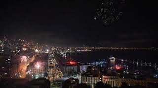 Capodanno 2019 a Napoli fuochi artificiali [upl. by Ahsekyw]