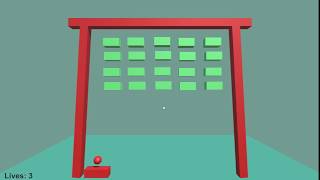 Breakout Game in unity  C Scripting Simple 3D Game [upl. by Akem]