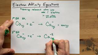 Electron Affinity Equations [upl. by Ottinger925]