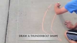 Student artists present  Simple Sidewalk chalk illusions [upl. by Buchheim]