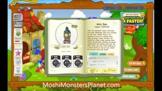 Mini Ben Teeny Tick Tock Moshling Moshi Monsters Captured [upl. by Alvis]