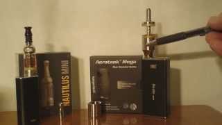 Kangertech Aerotank amp Aspire Nautilus Comparison [upl. by Reinaldos]