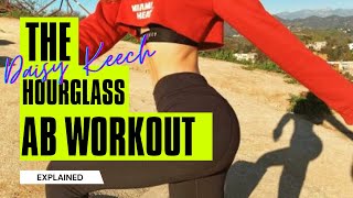 Daisy Keech Hourglass Abs Workout  Personal Trainers Thoughts [upl. by Isman409]