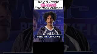 Key amp Peele More Hilarious Football Names 🤣😂🤣 shorts sports [upl. by Babb]