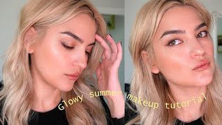 Summer 2024 Glowy Makeup Tutorial for Hooded Eyes [upl. by Kyne187]