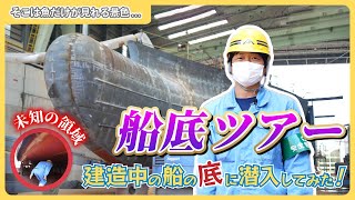 【船の未知の領域】普段は絶対見れない内航船の船底を見学してきました！ [upl. by Leopoldine392]