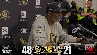 Coach Prime DEION SANDERS Full PostGame  COLORADO at UCF [upl. by Aieki]