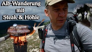 Albwanderung um Dettingen mit Höhle  Steaks aus der Jägerpfanne [upl. by Moersch]