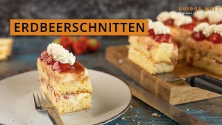 Erdbeerschnitte selber machen [upl. by Standing]