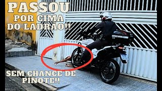 passou por cima do ladrão moto roubada devolvida ao dono e fuga da XJ6 [upl. by Lednyk439]