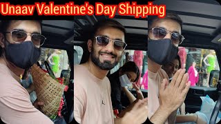 Manav Chhabra with Gf Unnati Makes Valentines Day Shopping  Unnav  MrMnv  Manav Chhabra  Unnati [upl. by Hanford]