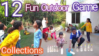 12 Collections Of Fun Outdoor Games [upl. by Zebada869]