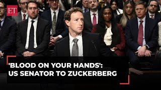 Mark Zuckerberg and tech CEOs told you have blood on your hands at US Senate child safety hearing [upl. by Nanor986]