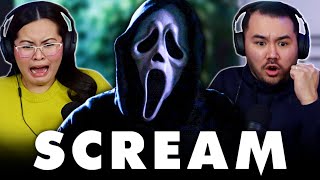 SCREAM 1996 MOVIE REACTION First Time Watching  Ghostface  Courtney Cox  Neve Campbell [upl. by Eekcaj]