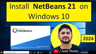 How to Install NetBeans 21 with Java 22 on Windows 10  Updated 2024 [upl. by Drusus]