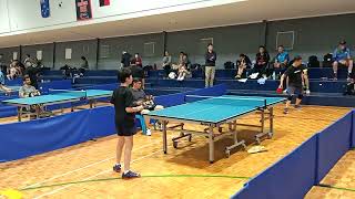 2024 south pennants table tennis div 2 Ian Lin vs Simon Wu set 5 [upl. by Nawuj]