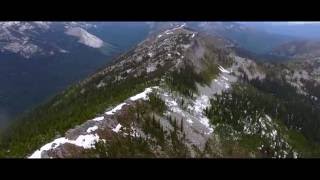 Selkirk Mountains  Roman Nose Lakes  DJI Phantom 3 Pro Drone Footage [upl. by Pitts69]