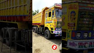 Modified Ashok Leyland Tipper Cabin with stickerstruck ashokleyland vijayawada shorts [upl. by Brodench597]