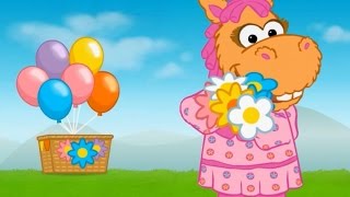 Pajanimals Sweetpea Sues Balloon Ride Adventure  Fun Educational Game for Childrens in English HD [upl. by Aloiv575]