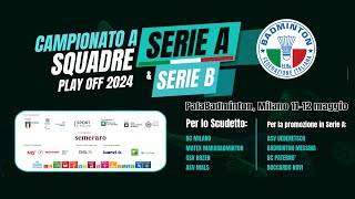 CIS Serie A  Play Off BC MILANO  MATEX MARABADMINTON A [upl. by Emmet]