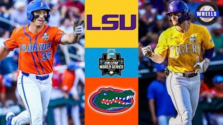 5 LSU vs 2 Florida  Championship Game College World Series  2023 College Baseball Highlights [upl. by Mukul]