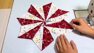 Easy Sewing Project for Beginner  Turn Scraps of Fabric Into Useful Items For The Kitchen [upl. by Eidde]