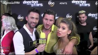 Bindi Irwin amp Val Chmerkovskiy  Week 5  Post show interviews  DWTS [upl. by Asirb]