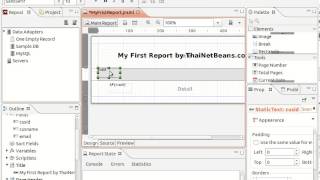 Jaspersoft Studio new version of iReport tutorial 1 [upl. by Nilek]