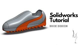 Shoe design in solid works advance surfacing [upl. by Eiramalegna680]