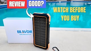 Portable Solar Power Bank Review [upl. by Bradeord]