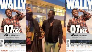 quotNdeupquot dOmaro à Paris devant lAdidas Arena en préparation de l’événement de Wally Seck [upl. by Materse]