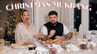 NEW IN MampS CHRISTMAS FOOD MUKBANG amp QampA [upl. by Oijimer]