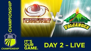 🔴 LIVE Leeward Islands v Windward Islands  Day 2  West Indies Championship 2024  Thurs 18th April [upl. by Nennerb]