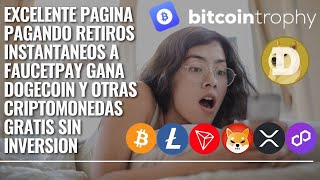 EXCELENTE PAGINA PAGANDO COMO GANAR DOGECOIN Y OTRAS CRIPTOMONEDAS GRATIS SIN INVERTIR [upl. by Amargo254]