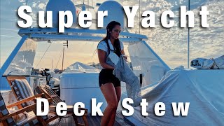 Day in the life of a Super Yacht DeckStew [upl. by Nikaniki]