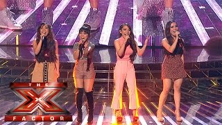 4th Impact performs for their place in the competition  Week 5 Results  The X Factor 2015 [upl. by Kus492]