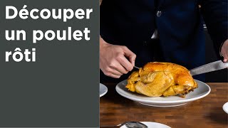 Découper un poulet rôti [upl. by Retloc]